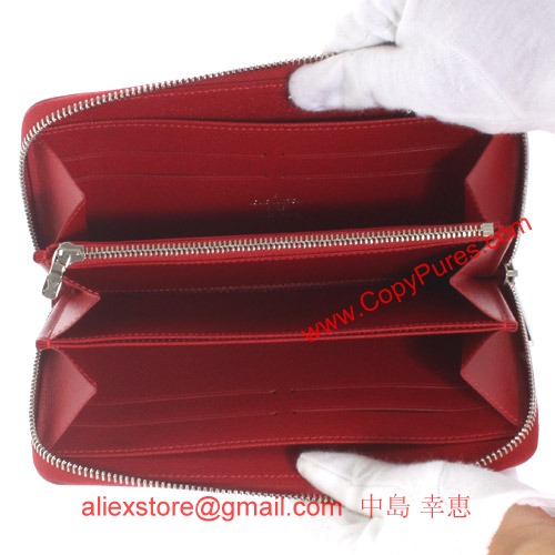 ルイヴィトン エピ ジッピーウォレット 長財布 カーマイン M60304 【2012年新作】